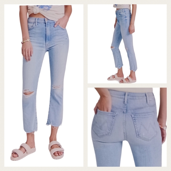 MOTHER Denim - Mother Hustler Ankle Chew Petal Plucker GUC  $248 Size 27  J1236